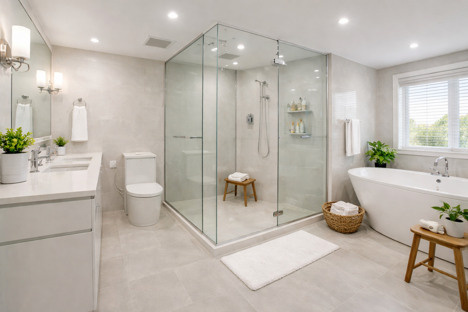 Bathroom Tiles Descaling